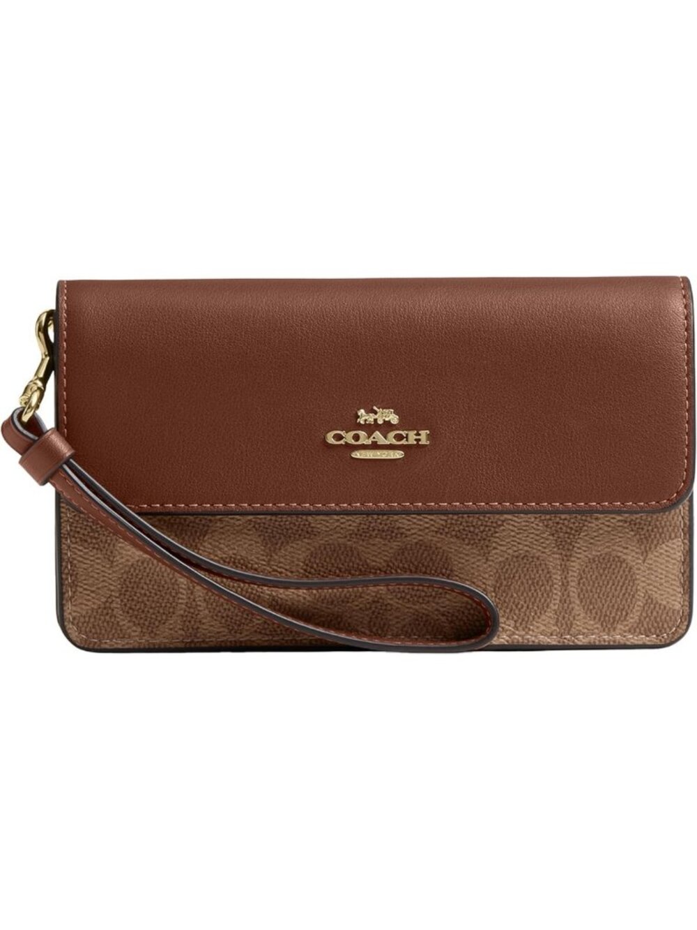 Stylish Women's Foldover Wristlet Clutch - Perfect for Day or Night Out